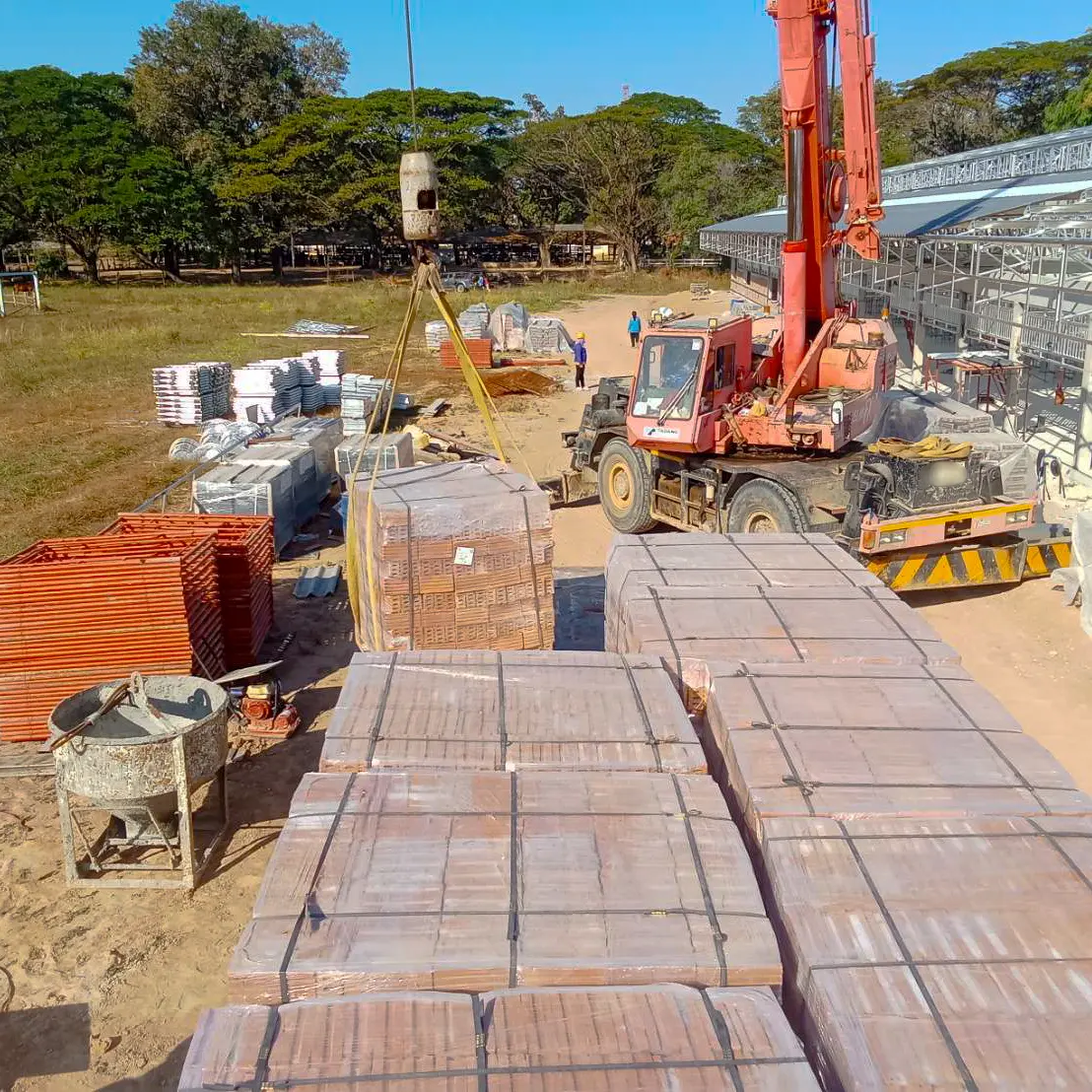 อิฐมอญ 3 รู ใหญ่ มอก. 153-2565 ประเภท 2 ภาพการขนส่งไปขอนแก่น วันที่ 23 ม.ค. 2569