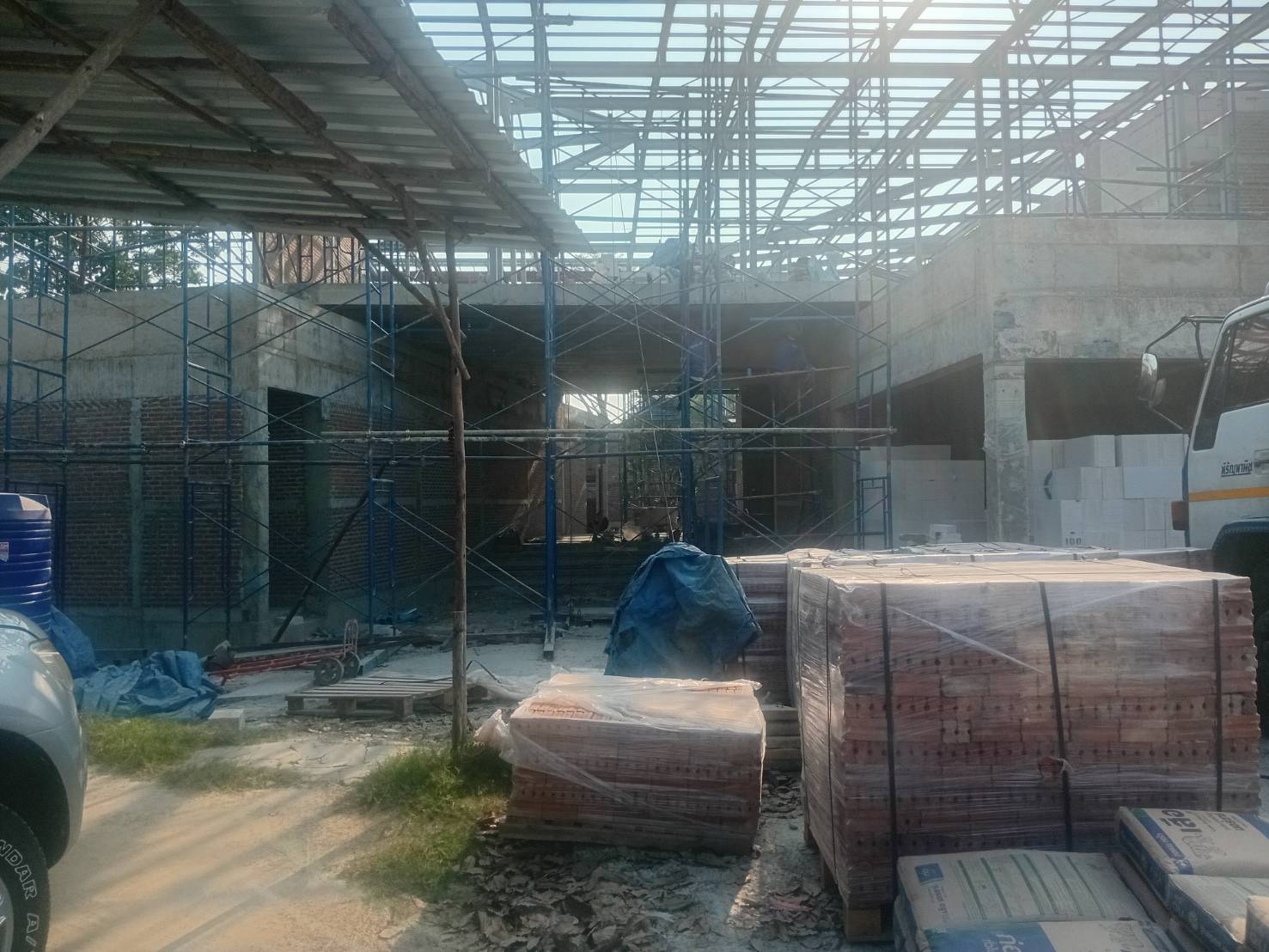 อิฐมอญ มอก. 77-2565 ประเภท ค ภาพการขนส่งไปปากเกร็ด วันที่ 14 ก.พ. 2569